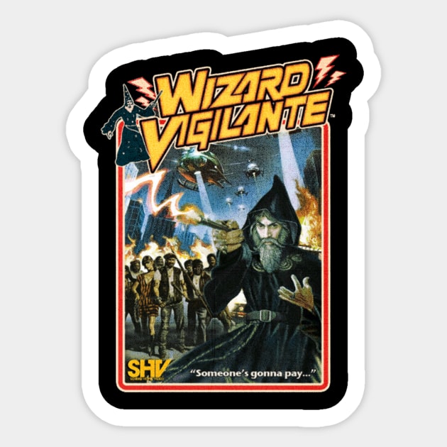 Wizard vigilante Sticker by hamaka